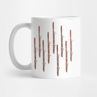 Bassoon on orange Mug